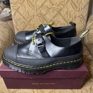 DR MARTENS Made In England Tech‎ 1461 leather Oxford shoes Black UK 11 US 12